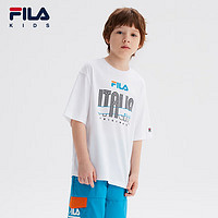 FILA 斐樂(lè) 兒童休閑短袖