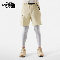 THE NORTH FACE 北面 短褲男戶外舒適透氣速干夏季短褲上新87W4 卡其色/3X4 36