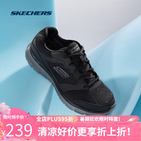 SKECHERS 斯凱奇 男鞋舒適緩震透氣網(wǎng)面跑鞋