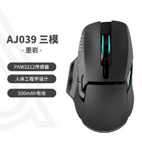 AJAZZ 黑爵 AJ039鼠標(biāo)電腦外設(shè)辦公游戲鼠標(biāo)游戲筆記本USB家用 三模（2.4G+藍(lán)牙） 黑色