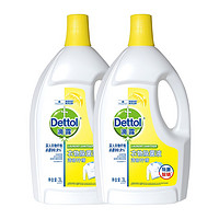 Dettol 滴露 衣物消毒除菌液 高效殺菌除螨除味內(nèi)衣褲清潔 可配洗衣液消毒液用  檸檬3L*2大瓶