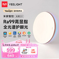 Yeelight 易來 led吸頂燈全光譜護眼客廳臥室燈支持米家聯(lián)動光璨2.0C450