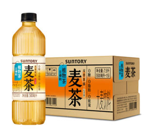 Suntory 三得利 麥茶  植物大麥茶飲料 500ml*15瓶