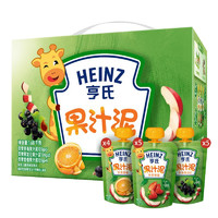 Heinz 亨氏 樂維滋營養(yǎng)果汁泥 120g*14袋+贈2袋 口味混搭