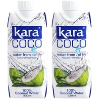 印尼原裝進(jìn)口！KARA 椰子水330ml*2瓶 