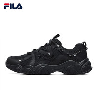 FILA 斐樂 貓爪鞋4代女鞋男鞋老爹鞋情侶鞋復古時尚休閑鞋網(wǎng)面透氣 黑-BK 41