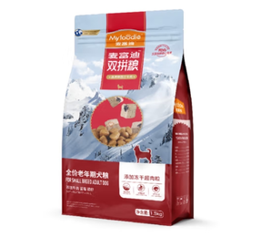 Myfoodie 麥富迪 老年犬狗糧超肉粒凍干雙拼糧1.5kg