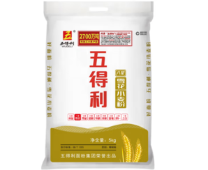 PLUS會員！五得利 八星雪花小麥粉 5kg