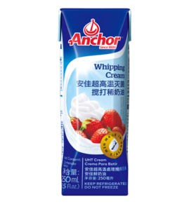 Anchor 安佳 超高溫滅菌攪打稀奶油 250ml