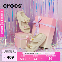 crocs 卡駱馳 泡芙?jīng)鲂炊葱信钇赂鷽鲂瑧敉馔闲?07670-2Y2