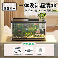 D-cat 多可特 魚缸水族箱塑料高透明 30*20*19cm （三色可選）