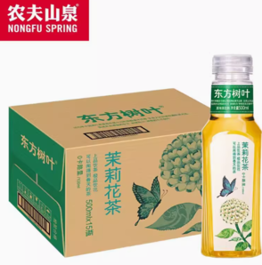 百億補(bǔ)貼！NONGFU SPRING 農(nóng)夫山泉 東方樹葉烏龍茉莉茶500ml*15瓶