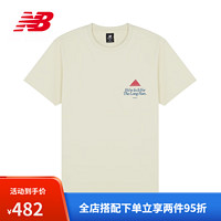 new balance 男款運(yùn)動(dòng)短袖 AMT22375