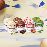 H?agen·Dazs 哈根達(dá)斯 進(jìn)口哈根達(dá)斯香草*2+草莓*2+巧克力*2+抹茶*2