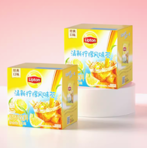 Lipton 立頓 清新檸檬紅茶粉 10包*2盒