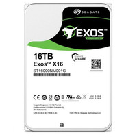 SEAGATE 希捷 銀河Exos X16系列 3.5英寸 企業(yè)級(jí)硬盤 16TB (CMR、7200rpm、256MB) ST16000NM001G