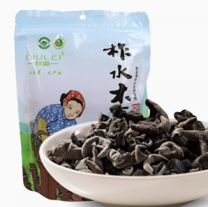 國家雙地理標(biāo)志產(chǎn)品！秋雷 陜西柞水木耳干貨 105g 