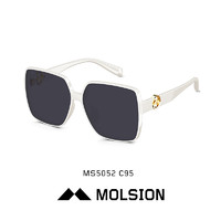 MOLSION 陌森 方形大框偏光墨鏡 MS5052