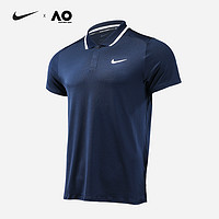 NIKE 耐克 網(wǎng)球POLO衫男24年澳網(wǎng)DRI-FIT速干短袖翻領上衣T恤FD5318