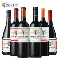 MONTES 蒙特斯 歐法 西拉紅葡萄酒 750ml*6