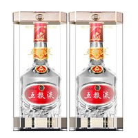 WULIANGYE 五糧液 普五第八代五糧液 濃香型白酒 39度 500mL 2瓶 雙支裝