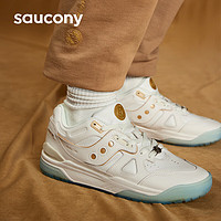 saucony 索康尼 CROSS 90男女休閑板鞋情侶復(fù)古耐磨運(yùn)動鞋白金37