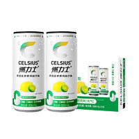 CELSIUS 燃力士 無(wú)糖檸檬青桔口味維生素飲料 300ML*24罐 運(yùn)動(dòng)健身飲料