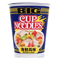 NISSIN 日清食品 CUP NOODLES 合味道 BIG杯 海鮮風(fēng)味海鮮風(fēng)味方便面108g（任選12件贈(zèng)餐具組合裝）