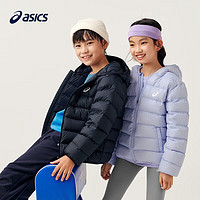 ASICS 亞瑟士 中大童休閑連帽輕薄羽絨服外套