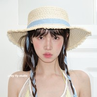 fey tiy studio 女士系帶草編帽