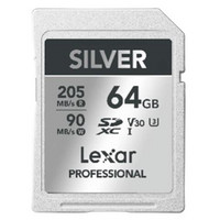 Lexar 雷克沙 SILVER系列 SD存儲(chǔ)卡 銀卡 64GB（U3、V30、UFS-I）