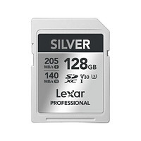 Lexar 雷克沙 SILVER系列 SD存儲(chǔ)卡 銀卡 128GB（U3、V30、UFS-I）