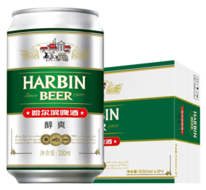 HARBIN  哈爾濱啤酒 醇爽啤酒  330mL 24罐 整箱裝