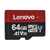 Lenovo 聯(lián)想 64GB TF（MicroSD）內(nèi)存卡 U3 V30 A1 手機平板監(jiān)控行車記錄儀專用卡