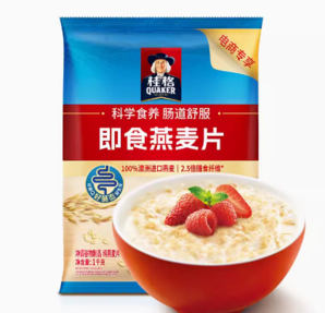 88VIP！QUAKER 桂格 即食燕麥片1000g