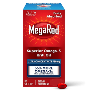 MegaRed 磷蝦油營養(yǎng)補(bǔ)充劑 有助心血管健康 80粒軟膠囊裝
