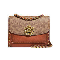 COACH 蔻馳 Parker系列 女士斜挎包 30592 B4RU 棕色 小號(hào)