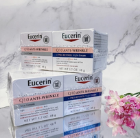 Eucerin 優(yōu)色林 舒緩緊膚抗皺保濕日霜+晚霜套裝（含Q10輔酶）48g*2瓶