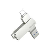 海康威視 X307C USB 3.1 U盤 銀色 128GB USB-A/Type-C雙口