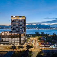 有效期到25年4月底！全程不加價(jià)！還升海景房！檳城海峽城皇冠假日酒店，IHG酒店 標(biāo)準(zhǔn)特大床房帶城景1晚含雙早