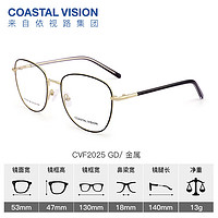 essilor 依視路 鉆晶A4防藍(lán)光系列贈鏡框 （鈦+金屬-全框-4004BK-黑色)+依視路鏡片*2