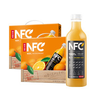 NONGFU SPRING 農(nóng)夫山泉 100%NFC果汁飲料橙汁 900ml*4*2箱組合裝 共8瓶