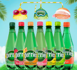 perrier 法國巴黎水 原味/草莓天然礦泉水氣泡水500ml×6瓶