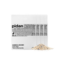 pidan 純豆腐混合貓砂 原味2.4KG 兩種直徑除臭可沖廁所 四包裝