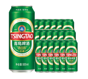 TSINGTAO 青島啤酒 經(jīng)典10度啤酒 500ml*18聽