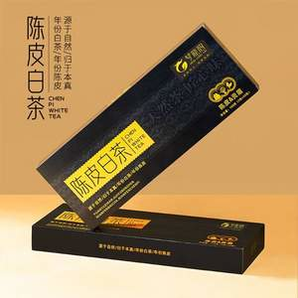 夢龍韻 陳皮白茶禮盒100g*2盒+禮袋