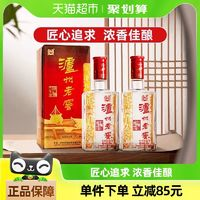 瀘州老窖 六年窖頭曲52度500ml*2瓶濃香型高度送禮白酒內(nèi)含禮袋