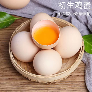 【當(dāng)日鮮蛋】正宗農(nóng)家鮮雞蛋35g-40g/枚散養(yǎng)蛋初生蛋破損包賠