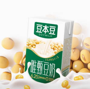 百億補(bǔ)貼！SOYMILK 豆本豆 唯甄豆奶250ml*16盒