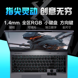 機(jī)械革命 極光X 16英寸游戲本（i7-12800HX、16GB、512GB、RTX 4060）